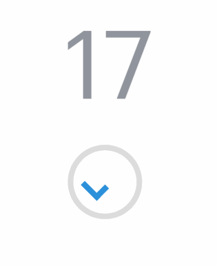 A calendar day drawing its check mark
