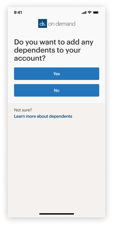 Add dependents