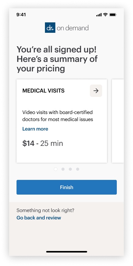 Pricing summary