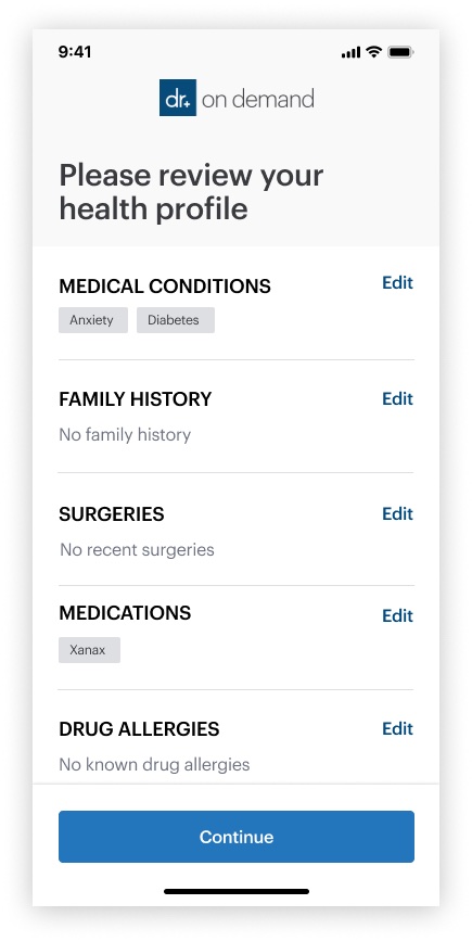 Health profile
