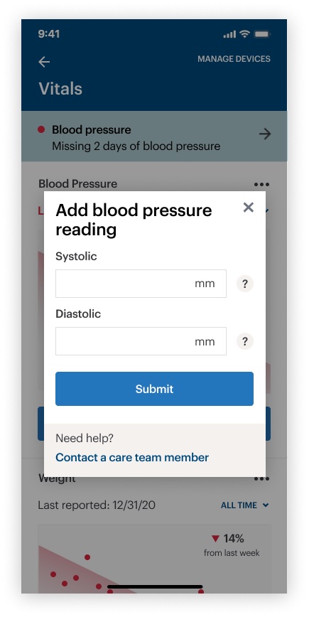 Add a reading